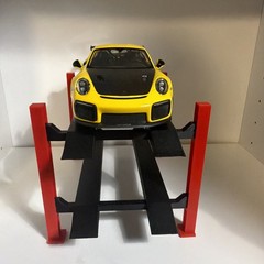 4 post 2 Level model car lift 1:24 1:25 scale KIT Assembly required. Paintable!