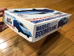 MASERATI BOOMERANG CLEAR BODY MODEL 1/24 MODEL KIT IMAI