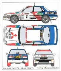 Museum Collection 1/24 Mitsubishi Galant ’91 Monte, Sweden, RAC decal Japan a472