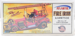 Atlantis Tom Daniel Engine Co. No. 1 Fire Iron Fire Truck 1:24 Model Kit M7530