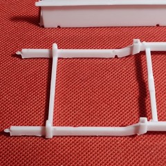 Body Shell & Frame 1977 Chevy Custom Pickup 1:25 Scale Model Car Part Revell