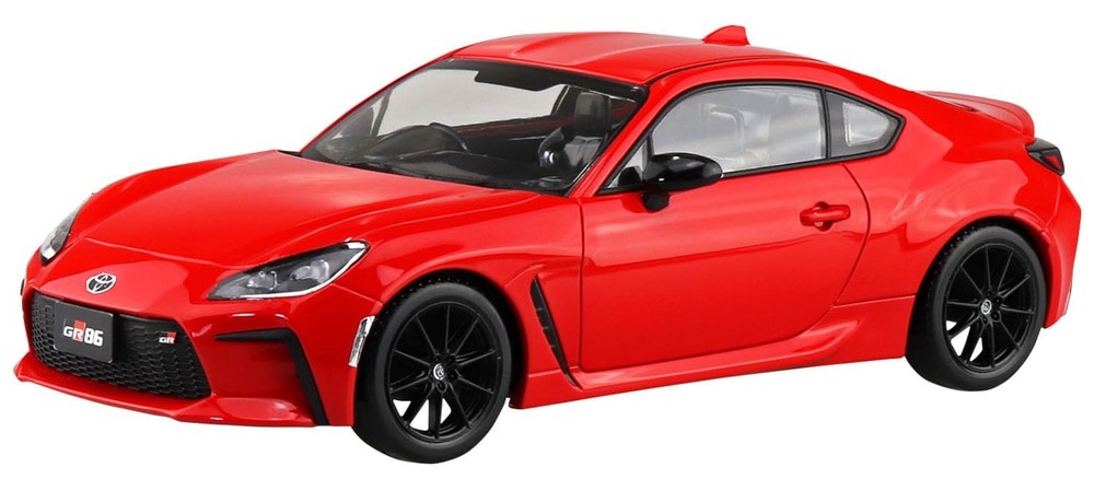 Aoshima 1/32 The Snap Kit Series No.21-A Toyota GR86 Spark Red Model Kit Car