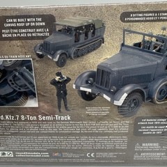 SEALED 2015 SD.KFZ.7 WWII GERMAN SEMI TRACK 1/40 SCALE PLASTIC MODEL KIT ROUND 2