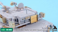 Tetra Model ME48002 1/48 US M1A2 Abrams MBT Detail Up Set for Tamiya 32592