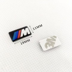 10PCS For BMW M WHEEL STICKER 17x9mm 19x11mm 16x7mm 3D Sticker Set