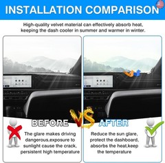 Autorder Dashboard Cover Mat for Toyota Camry 2025 2026 Accessories Dash Cover