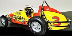 Racer Race Built Metal Model Car 1 1 18 Indy 500 Sprint Midget Dirt Hot Rod