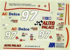 Blue Ridge #97 Auto Palace Oldsmobile-Joe Bessey Nascar decal