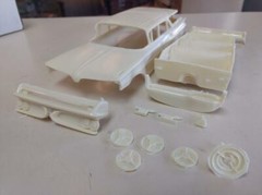 Vics Resins 59 Pontiac Station Wagon resin body