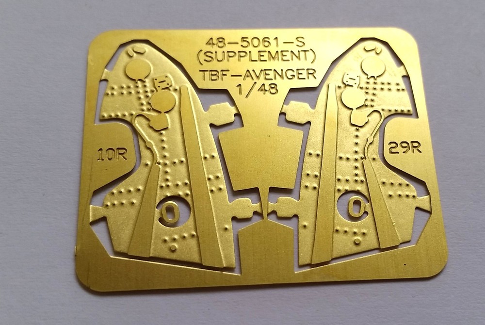 1/48 WWII KMC48-5061-S (Suppl.) TBF-Avenger PE Brass Detail Parts USA Closeouts