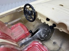 Vtg Large Ideal 1953 Chevrolet Corvette Built Model Car For Parts Motor Works