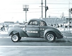 DECALS- Big John Mazmanian, 1st Willys Gasser. Nice!