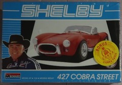 SHELBY 427 COBRA 1:24 Monogram MODEL KIT NOS 1989 rare Bonus w/PATCH Sealed Box