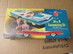 Vintage Amt 1959 Edsel Convertible “BOX ONLY” 3 In 1 Customizing Model Kit 139