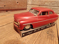 Vintage 1940-50’s MERCS FOREVER On Wood Plate Mercury Car Model Kit – Parts!