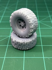 1:24 Scale Off-Road Wheels & Tires Set – Resin – 4pc or 5pc Option
