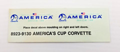 Dealer Promo ’92 America³ Cup Corvette Convertible Artic White/Red int. AMT/ERTL