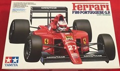 Tamiya 1/20 Ferrari F189 Late Version Portuguese Grand Prix No.24 Model Kit