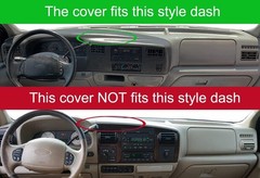 Dashboard Cover Dash Cover Mat Pad Carpet Custom Fit for Ford F250 F350 F450