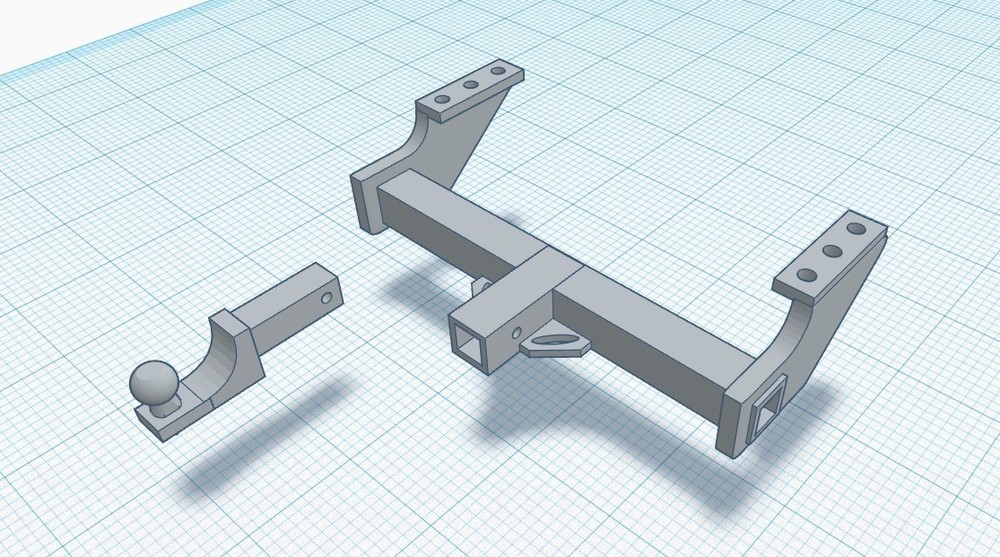 1/25 1/24 Scale 3D Resin Reese Hitch