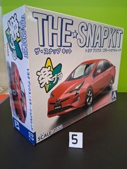 Aoshima 1/32 The Snap Kit 2016-2018 Toyota Prius XW50 Emotional Red Model Kit
