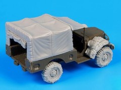 1/35 Scale Die-Cast Resin Model Assembled Kit US Military Truck Accessories S…