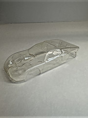 Slot Car Clear Body Ford GT Race Car New 1/32