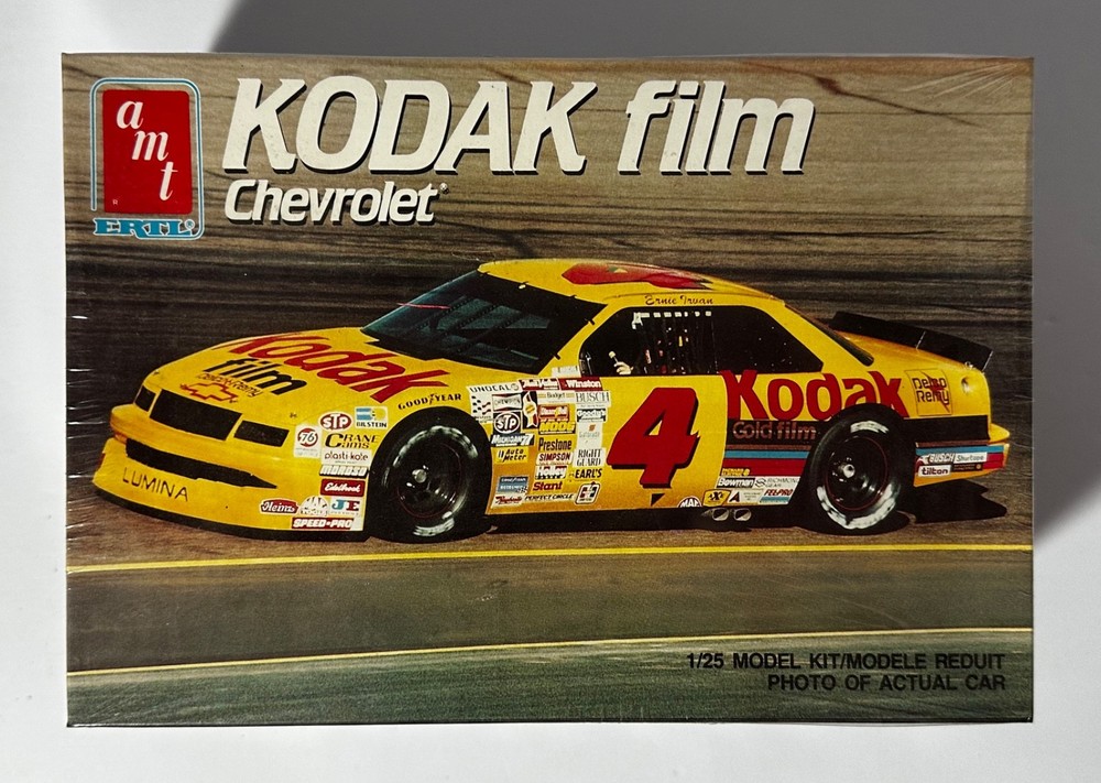 AMT/ERTL #6727 1/25 Scale Ernie Irvan Kodak Film #4 Chevy Lumina 1990 – SEALED