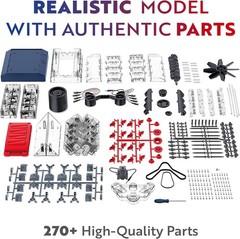 Small V8 Engine Kit for Adults & Kids – Realistic Build