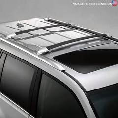 DNA Motoring Front, Rear Pair of Roof Rack Cross Bars Compatible with GX460