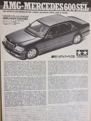 Tamiya 1/24 AMG Mercedes 600SEL 24128 Sports Car Series No.128 Plastic Model Kit