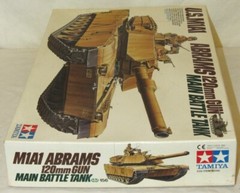Tamiya #MM-156 US M1A1 Abrams 120mm Gun – Battle Tank 1:35 Scale Open Box – NOS