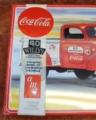 NEW 2019 AMT 1/25 Scale Model ’40 Willys Pickup Truck Coca Cola Coke AMT1145M