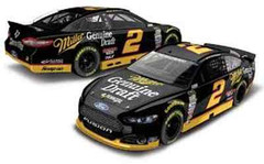 #2 Brad Keselowski Genuine Draft 2015 1/64th HO Scale Slot Car Waterslide Decals