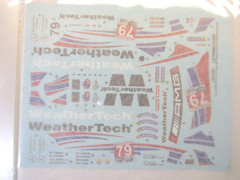 LB Production 1/24 Mercedes AMG GT3 Evo WeatherTech Daytona 2023 Decal LB24087