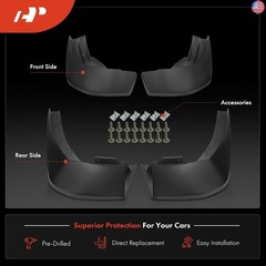 A-Premium Mud Flaps Compatible with Honda Passport 2019-2024 & Pilot