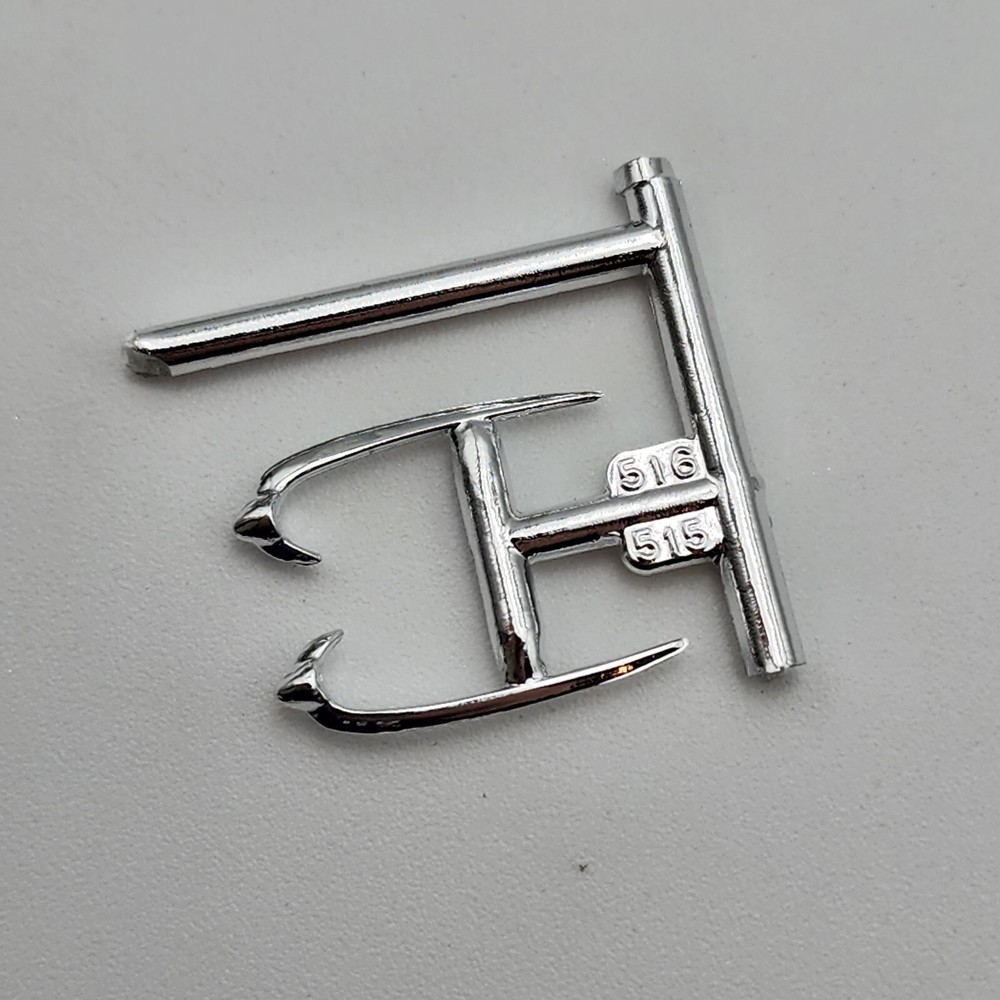 AMT 1/25 53 Corvette 1910 Parts Kit Bash Chrome Rear Bumperettes #515 #516