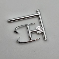 AMT 1/25 53 Corvette 1910 Parts Kit Bash Chrome Rear Bumperettes #515 #516