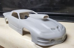 1/24 scale resin 3d printed Pontiac Firebird pro stock drag body model slot car