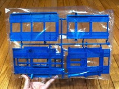 CAR TRANSPORTER TS 1023 1/24 MODEL KIT MITSUWA VINTAGE TRAILER TRUCK