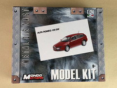 OPEN BOX Mondo Motors Italy 1:24 Metal Diecast Model Kit ALFA ROMEO 159 SW