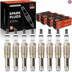 A-Premium Double Iridium Spark Plug Compatible with Ford F-150 2004-2008,