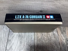 Tamiya Models 1/100 Scale L.T.V. A-7A Corsair II Plastic plane Model Kit open