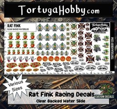 Rat Fink Hot Rod/Sponsorship Decals – Models, Pine Cars, Derby, R/C Water Slide