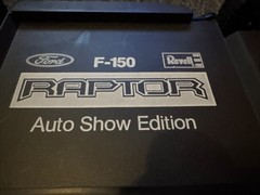 2016 Revell Ford F-150 Raptor Detroit Auto Show Edition 1/25 scale NAIAS 1:25