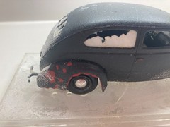 Built Car Model Ford custom display in plastic case