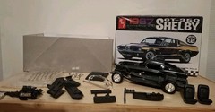 AMT ’67 SHELBY GT-350 MODEL CAR KIT BLK plastic 1:25 AMT834 Partially Together