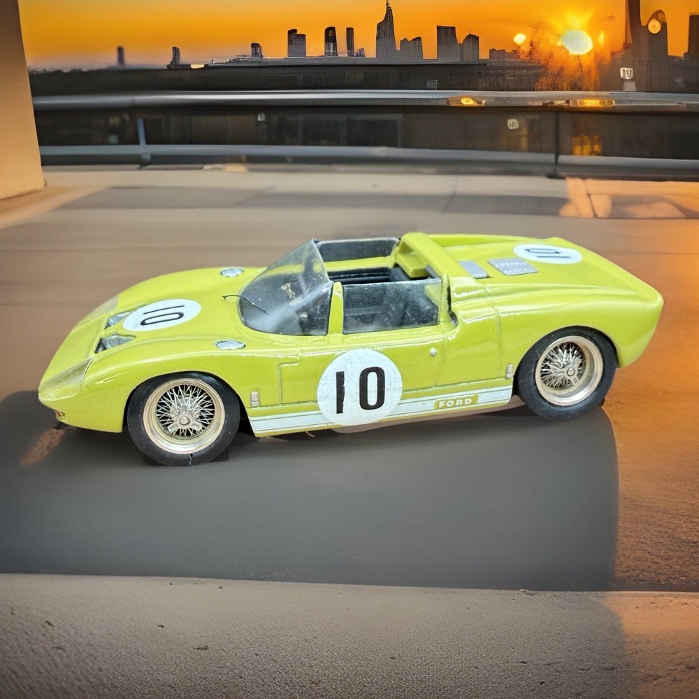 Lime Green Ford GT Spyder #10 Le Mans 1965 1:43 Hand-Built Resin France