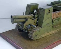 Gun Carrier Mk.I w/6inch Howitzer 1/35 PanzerShop PS35C145 WWI British Army