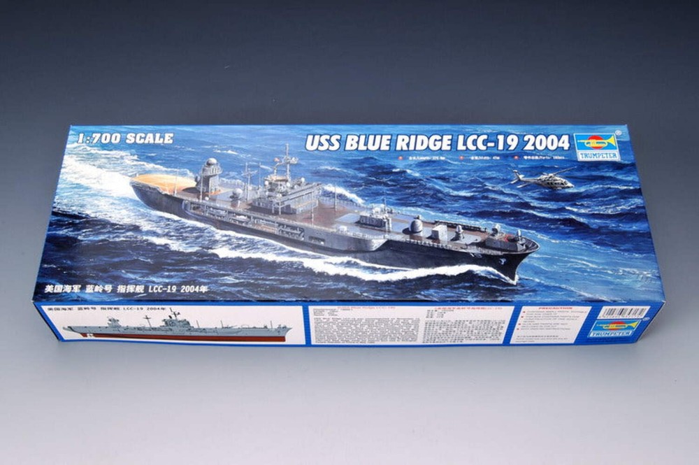 Trumpeter Scale Models 5717 1/700 USS Blue Ridge LCC-19 Command Ship 2004 Model